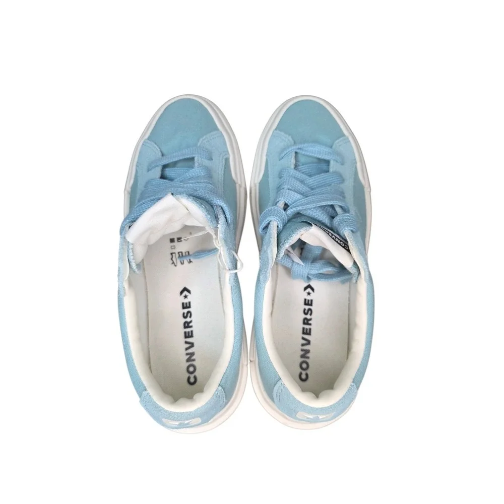 Converse All Star Cruise Platform Light Blue Canvas Sneakers Womens 11 EU 43 - Picture 6 of 10